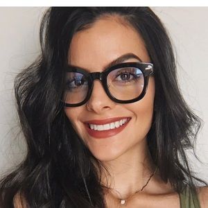 DIFF BLACK HIGH GLOSS EYEWEAR UNISEX